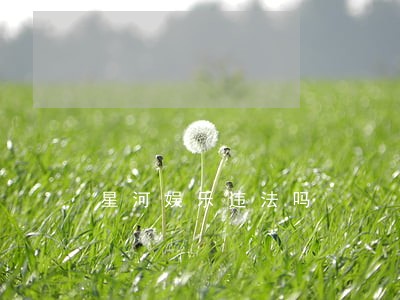 星河娱乐违法吗