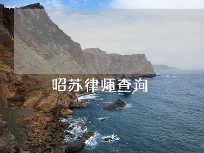 昭苏律师查询 昭苏律师查询