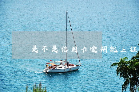 是不是信用卡逾期就上征信