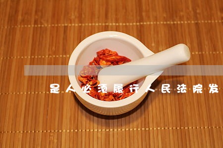 是人必须履行人民法院发生法律效力的什么 是人必须履行人民法院发生法律效力的什么