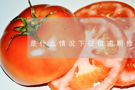是什么情况下征信逾期修复 是什么情况下征信逾期修复