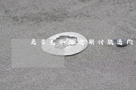 是否先扣除逾期付款违约金 是否先扣除逾期付款违约金