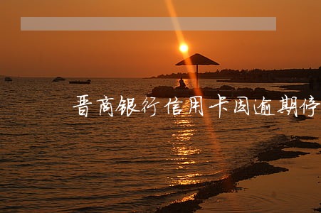 晋商银行信用卡因逾期停用怎么办