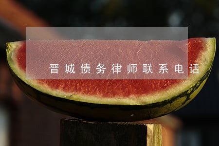 晋城债务律师联系电话 晋城债务律师联系电话