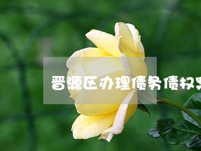 晋源区办理债务债权案律师 晋源区办理债务债权案律师