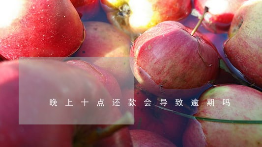 晚上十点还款会导致逾期吗 晚上十点还款会导致逾期吗