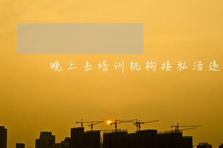 晚上去培训机构接私活违法吗 晚上去培训机构接私活违法吗
