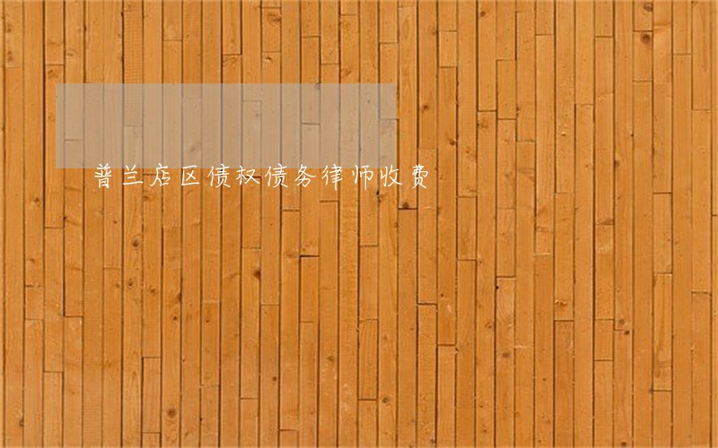 普兰店区债权债务律师收费 普兰店区债权债务律师收费