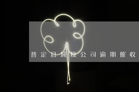 普定县城投公司逾期催收 普定县城投公司逾期催收