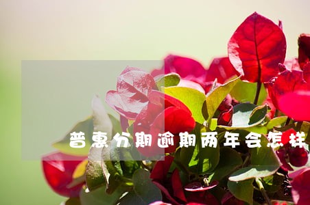 普惠分期逾期两年会怎样 普惠分期逾期两年会怎样