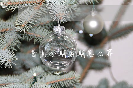 普惠分期逾期怎么算 普惠分期逾期怎么算