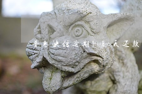 普惠快信逾期18天还款多少 普惠快信逾期18天还款多少
