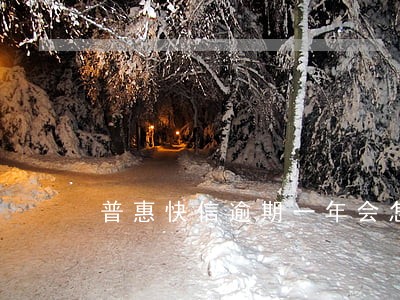 普惠快信逾期一年会怎么样