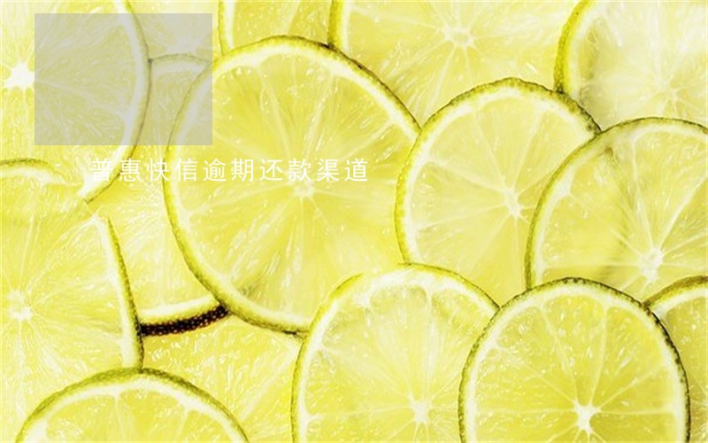 普惠快信逾期还款渠道 普惠快信逾期还款渠道