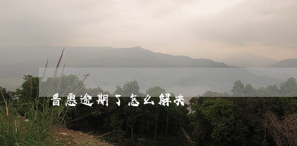 普惠逾期了怎么解决
