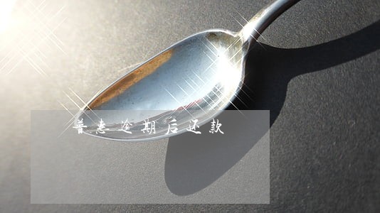普惠逾期后还款
