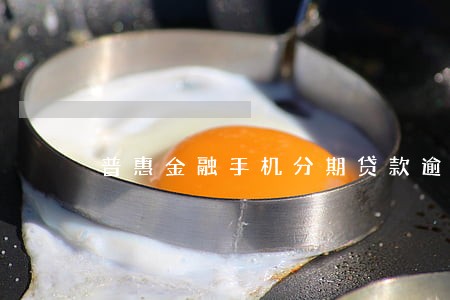 普惠金融手机分期贷款逾期后果 普惠金融手机分期贷款逾期后果
