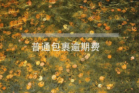 普通包裹逾期费 普通包裹逾期费