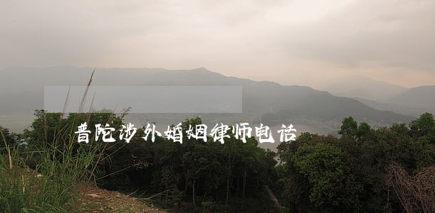 普陀涉外婚姻律师电话 普陀涉外婚姻律师电话