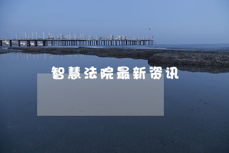智慧法院最新资讯 智慧法院最新资讯