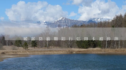 暖薪贷逾期招行信用卡被停用 暖薪贷逾期招行信用卡被停用