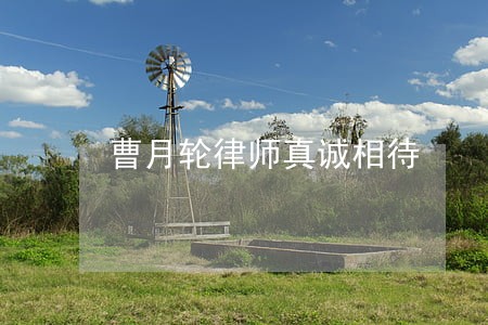 曹月轮律师真诚相待