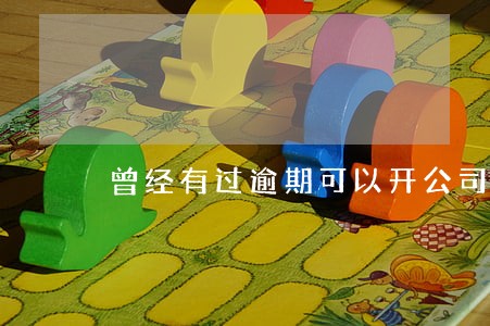 曾经有过逾期可以开公司吗 曾经有过逾期可以开公司吗