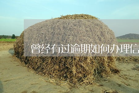 曾经有过逾期如何办理信用卡
