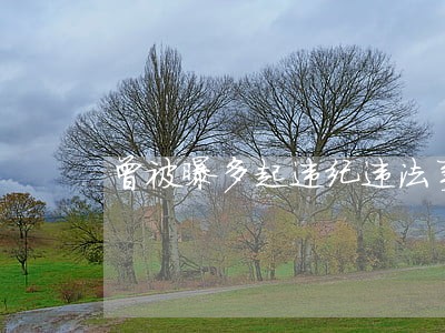 曾被曝多起违纪违法事件