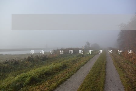 最新东营市城市供水条例 最新东营市城市供水条例