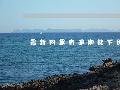 最新网黑有逾期能下的口子