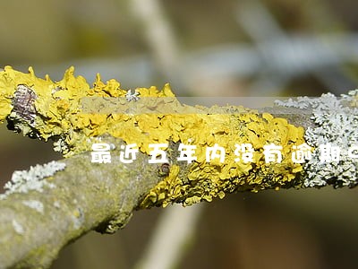 最近五年内没有逾期90天 最近五年内没有逾期90天