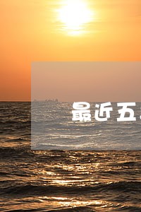 最近五年有5个月处于逾期