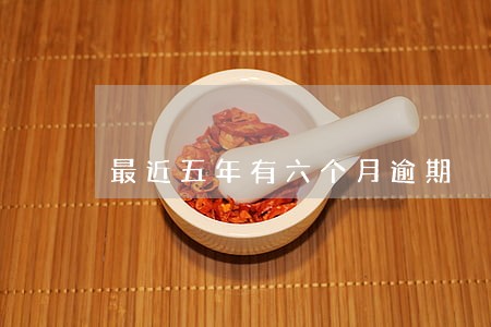 最近五年有六个月逾期 最近五年有六个月逾期
