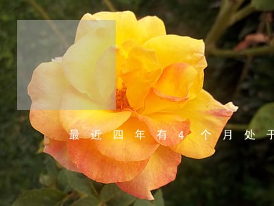 最近四年有4个月处于逾期状态 最近四年有4个月处于逾期状态