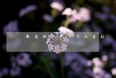 最高额抵押与司法查封 最高额抵押与司法查封
