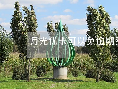 月光优卡可以免逾期费