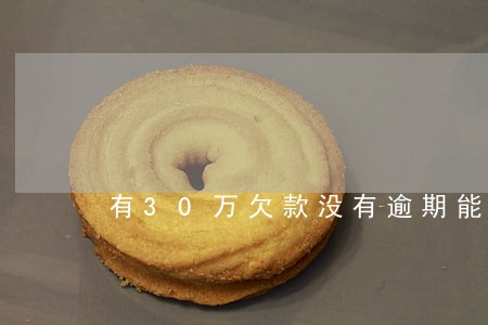 有30万欠款没有逾期能办房贷吗 有30万欠款没有逾期能办房贷吗