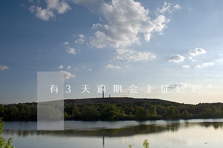 有3天逾期会上征信吗 有3天逾期会上征信吗