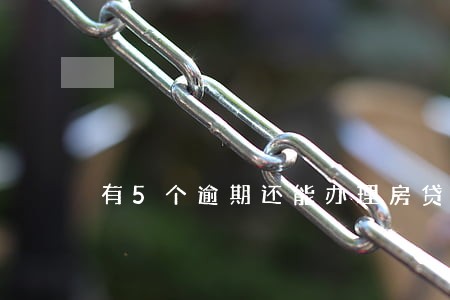 有5个逾期还能办理房贷吗 有5个逾期还能办理房贷吗
