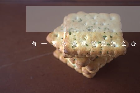 有一两次逾期贷款怎么办 有一两次逾期贷款怎么办