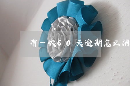 有一次60天逾期怎么消除 有一次60天逾期怎么消除