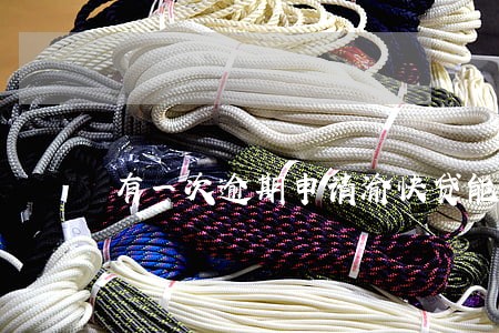 有一次逾期申请渝快贷能批吗 有一次逾期申请渝快贷能批吗