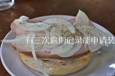 有三次逾期记录能申请装修贷吗