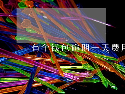 有个钱包逾期一天费用 有个钱包逾期一天费用