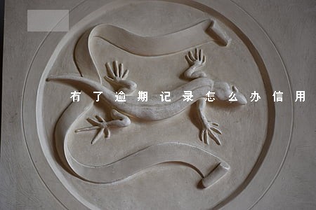 有了逾期记录怎么办信用卡