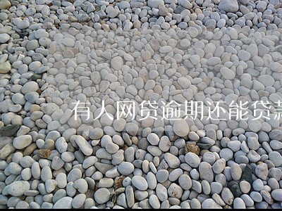 有人网贷逾期还能贷款吗 有人网贷逾期还能贷款吗