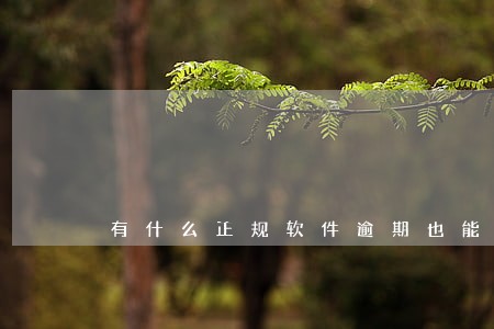 有什么正规软件逾期也能下款的 有什么正规软件逾期也能下款的