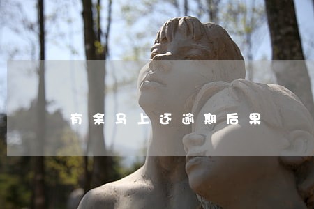 有余马上还逾期后果
