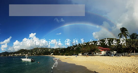 有信凭证没借钱怎么会有逾期 有信凭证没借钱怎么会有逾期